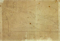 Jean Auguste Dominique Ingres Study for the Portrait of Marie Marcoz, later Vicomtesse de Semnonnes
