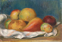 Pierre-Auguste Renoir Still Life with Apples and a Pear