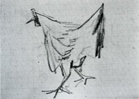 Vincent van Gogh Sketch of a Hen
