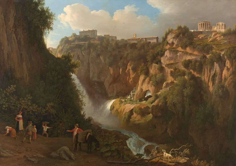 Abraham Teerlink - The Waterfall at Tivoli