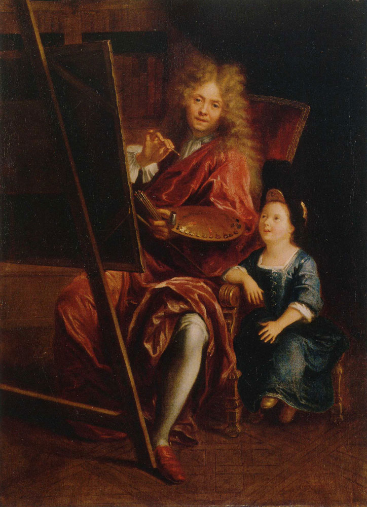 Antoine Coypel - Self-Portrait with His Son, Charles-Antoine
