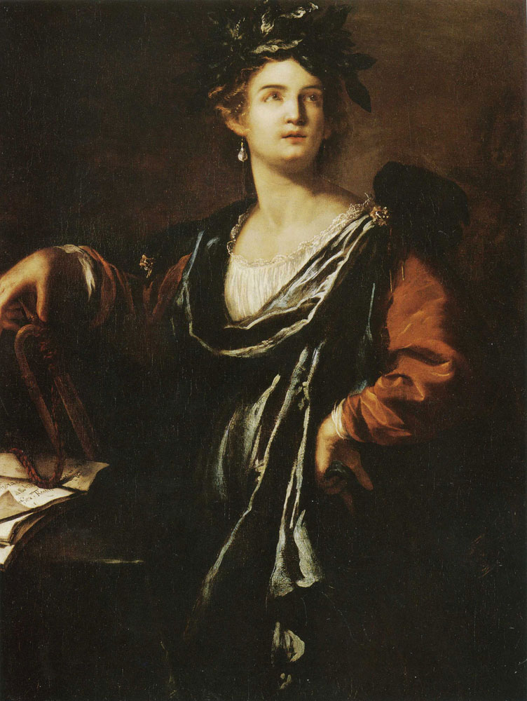 Artemisia Gentileschi - Clio, Muse of History