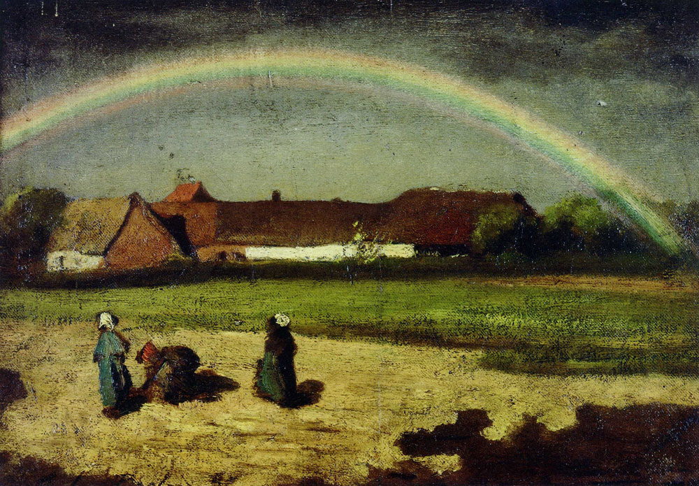 Jules Breton - Rainbow in Courrières