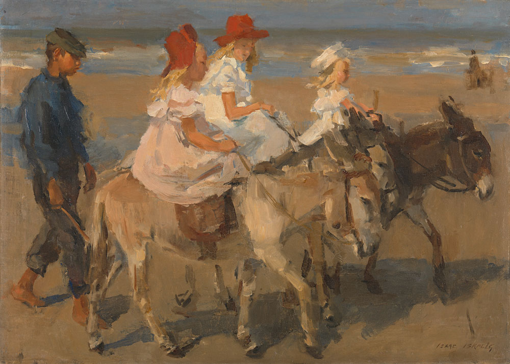 Isaac Israels - Donkey Rides on the Beach