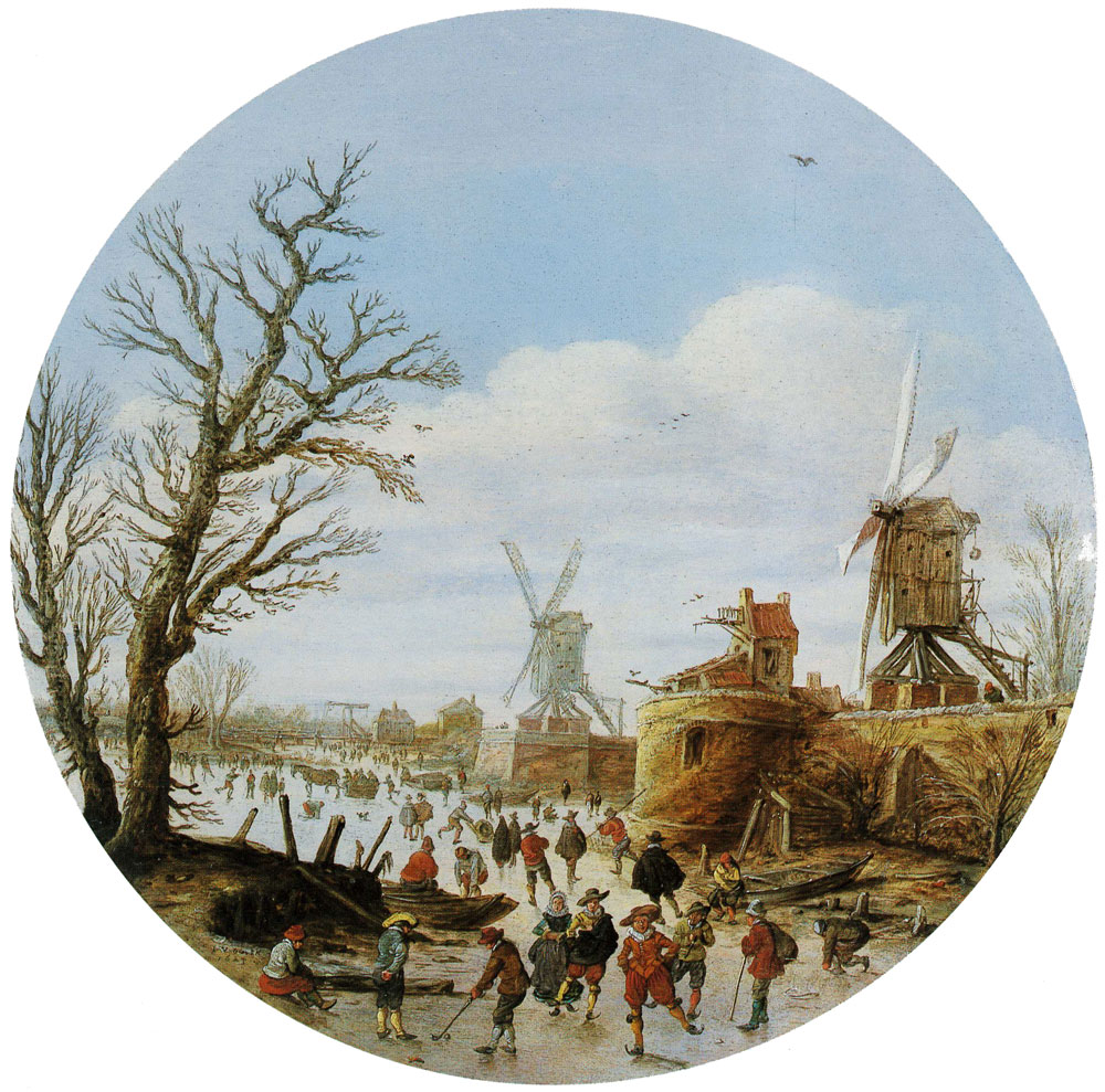 Jan van Goyen - Winter Landscape with a Mill