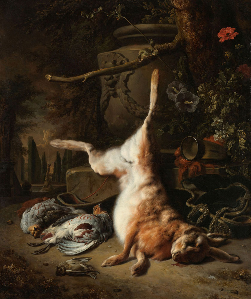 Jan Weenix - Still Life with a Hare and other Game
