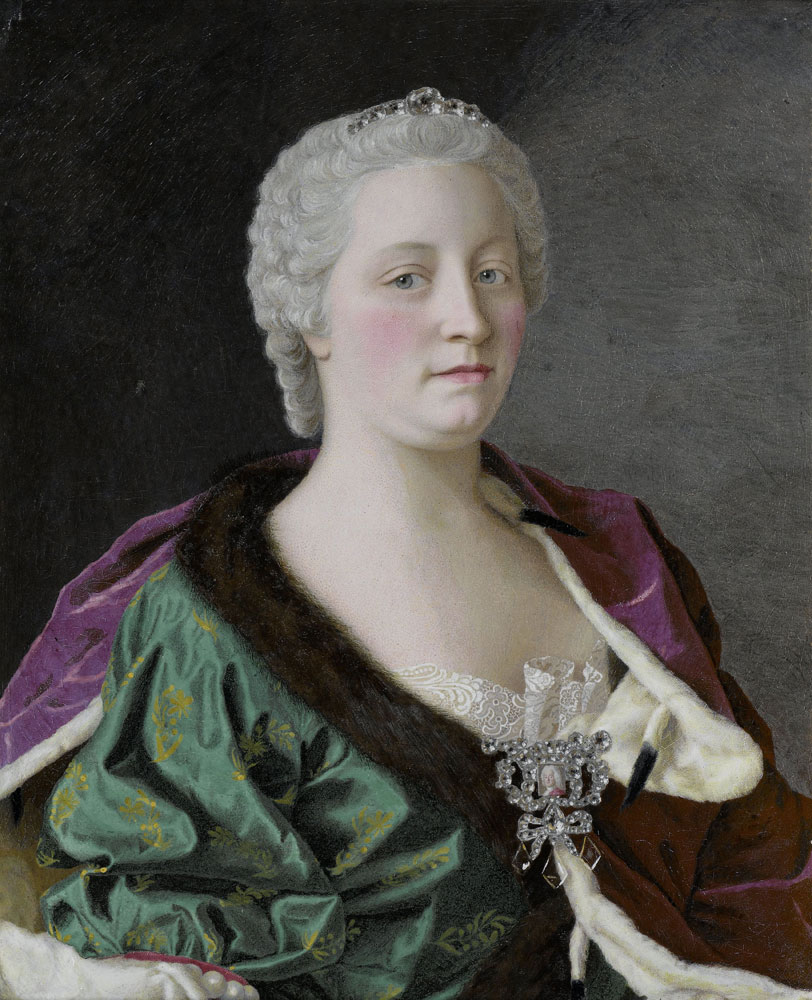 Jean-Etienne Liotard - Maria Theresa, Archduchess of Austria, Queen of Hungary and Bohemia