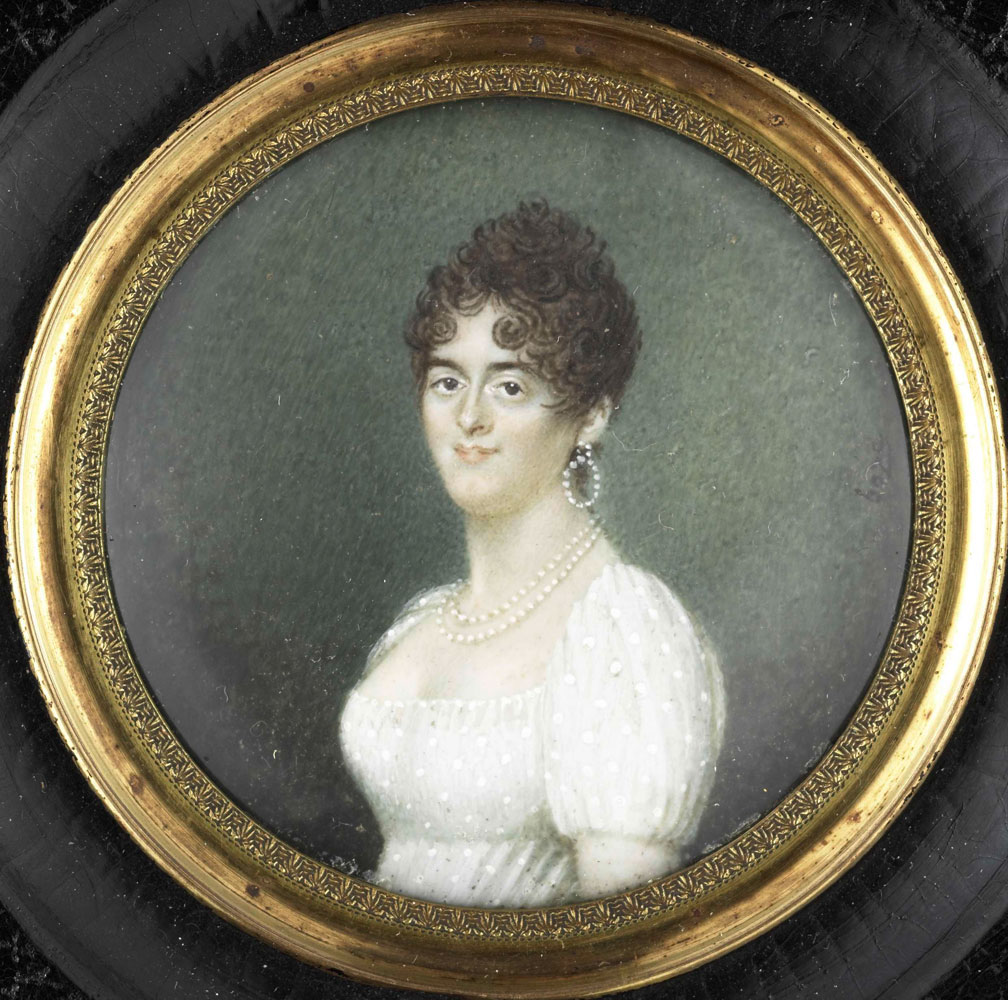 Joseph Boze - Portrait of Maria Cornelia Pull (d 1809). Wife of Gerrit Jan van Houten