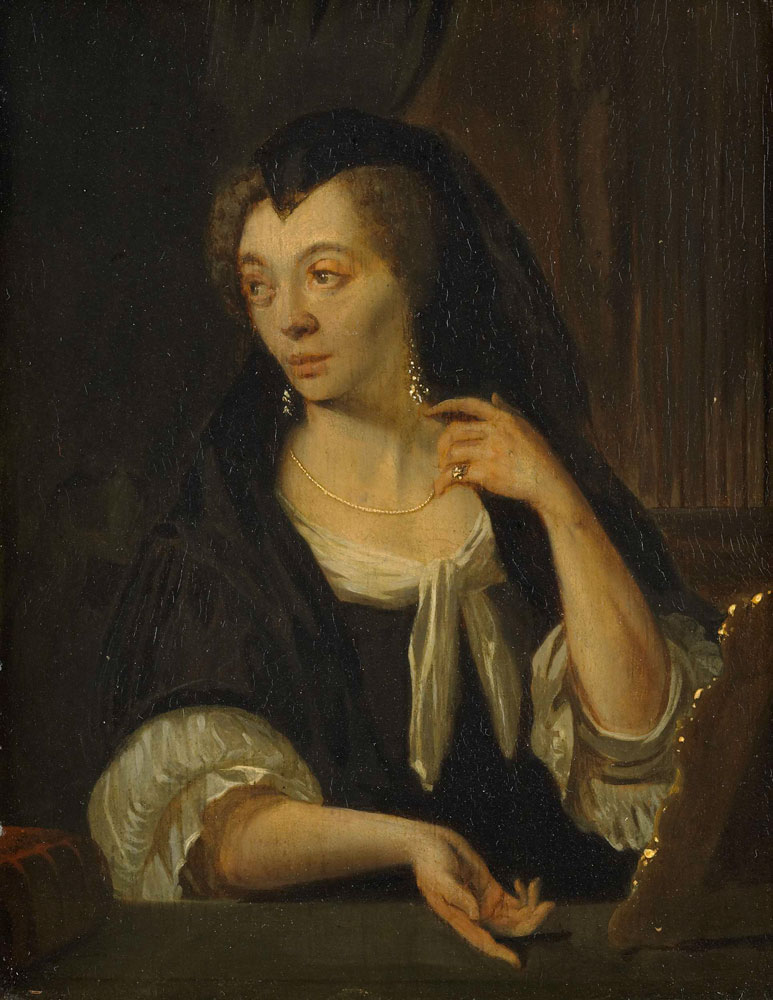 Ludolf Backhuysen - Anna de Hooghe (1645-1717). The Painter's fourth Wife