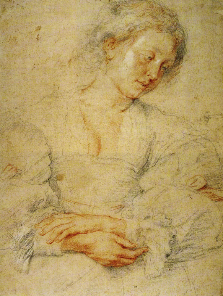 Peter Paul Rubens - Young Woman with Folded Hands