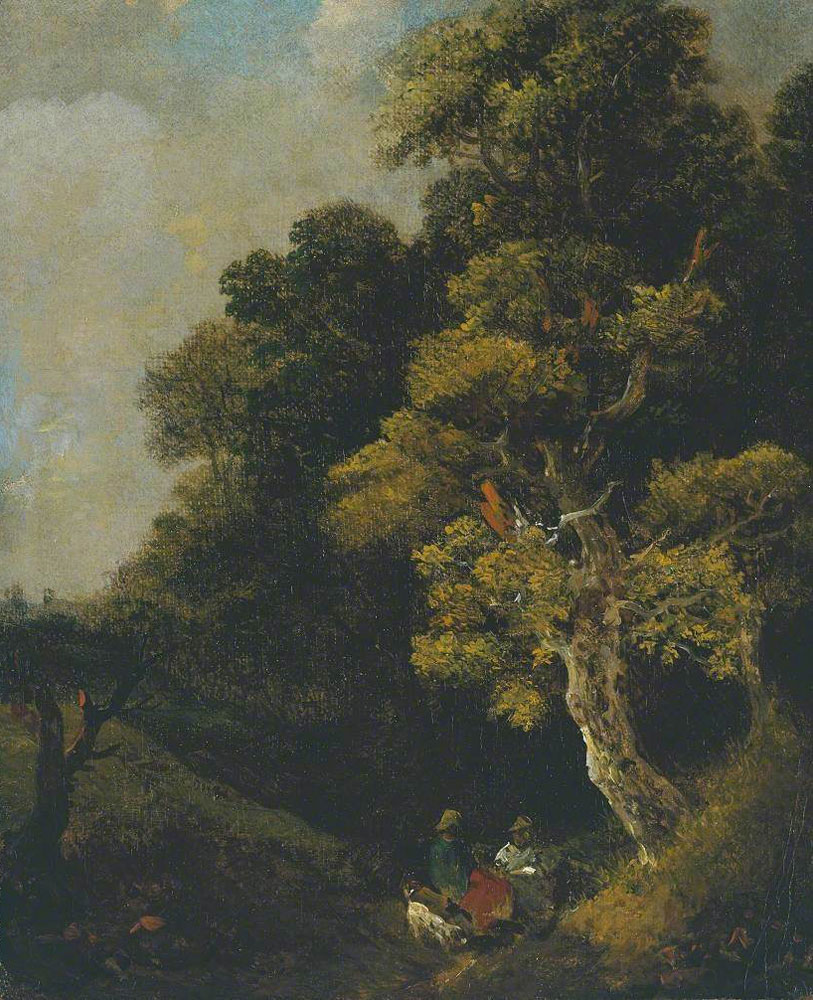 Thomas Gainsborough - Landscape with Figures under a Tree