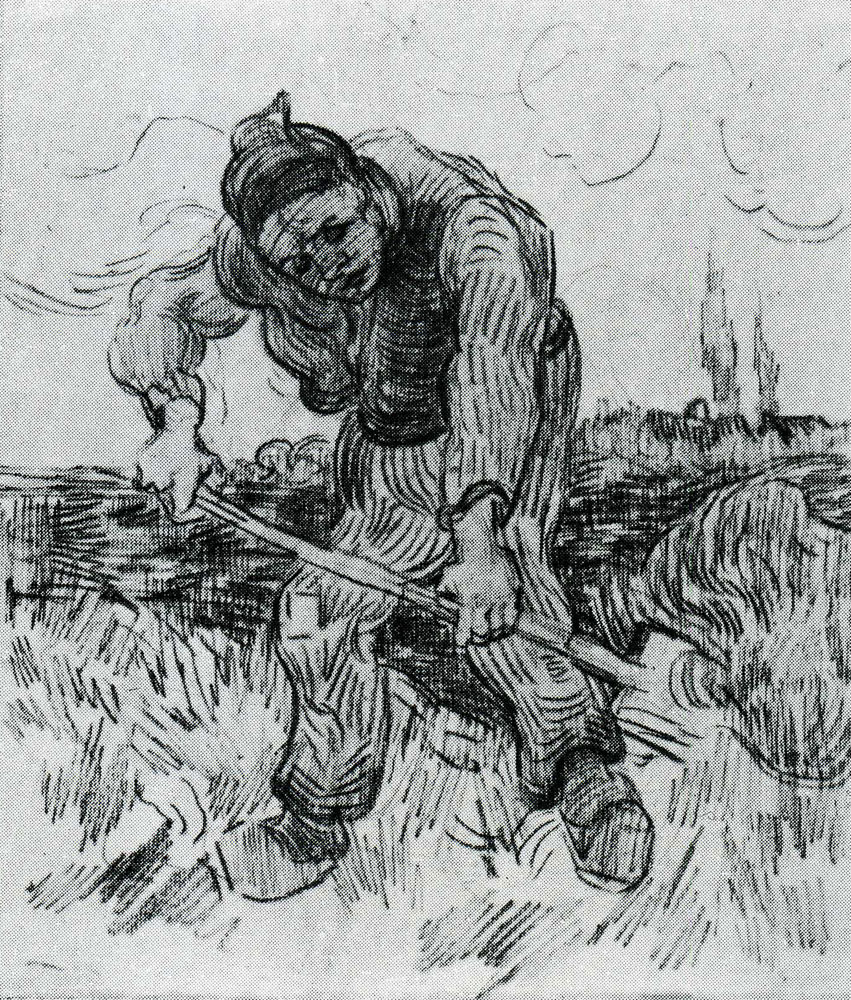 Vincent van Gogh - Peasant Digging