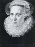 Adriaen Thomasz. Key Bust Portrait of a Lady