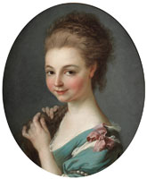 Alexander Roslin Portrait of a young girl