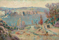 Jean-Baptiste Armand Guillaumin Valley of the Sédelle at Pont Charraud: White Frost