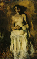 George Hendrik Breitner Standing Semi-Nude