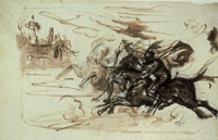 Eugène Delacroix Faust and Mephistopheles