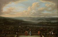 Jean Baptiste Vanmour View of Istanbul from the Dutch Embassy at Pera