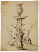 Attributed to Johannes Lutma Design for a Candlestick