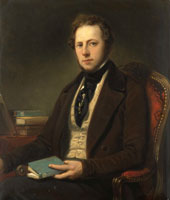 Nicolaas Pieneman Portrait of a Man, perhaps Petrus Augustus de Genestet (1829-1861)
