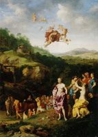 Cornelis van Poelenburch Mercury and Herse