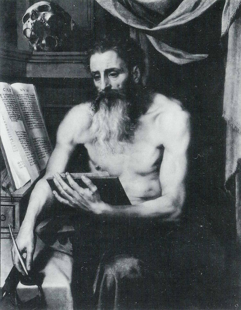 Adriaen Thomasz. Key - Saint Jerome in His Study