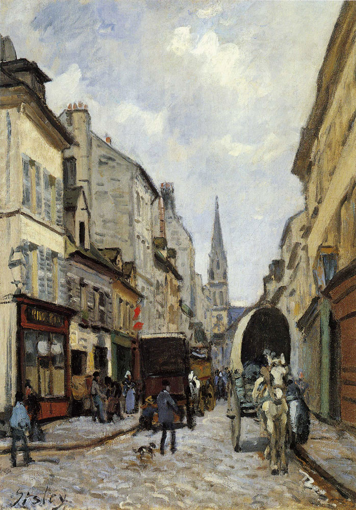 Alfred Sisley - La Grande Rue, Argenteuil