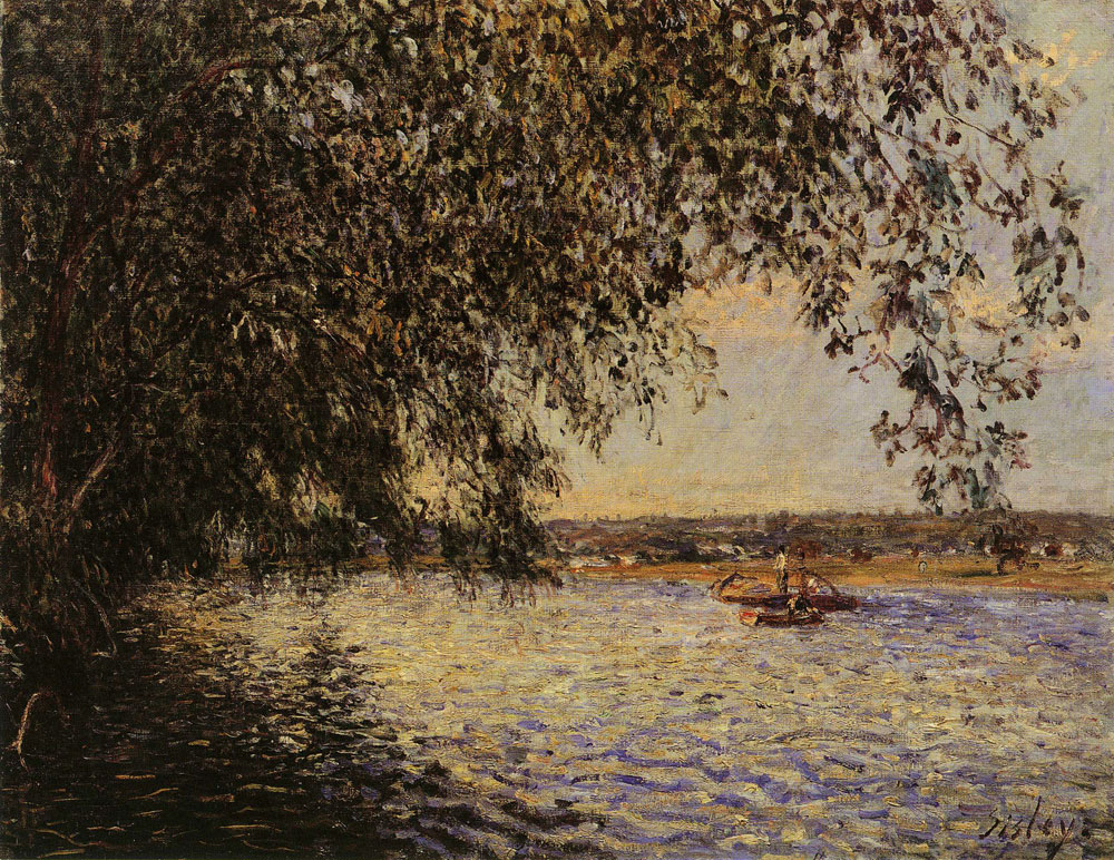 Alfred Sisley - The Seine at St. Mammes