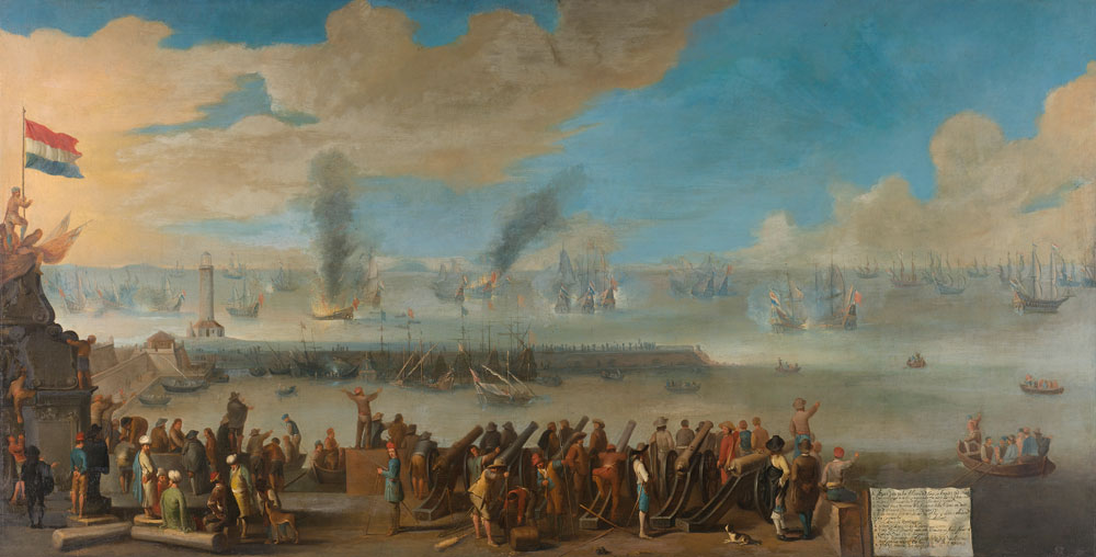 Anonymous - The Battle near Livorno (14 March 1653)