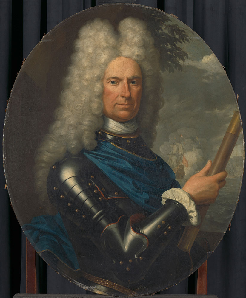 Christoffel Lubienitzki - Portrait of Rear-Admiral Arent van Buren