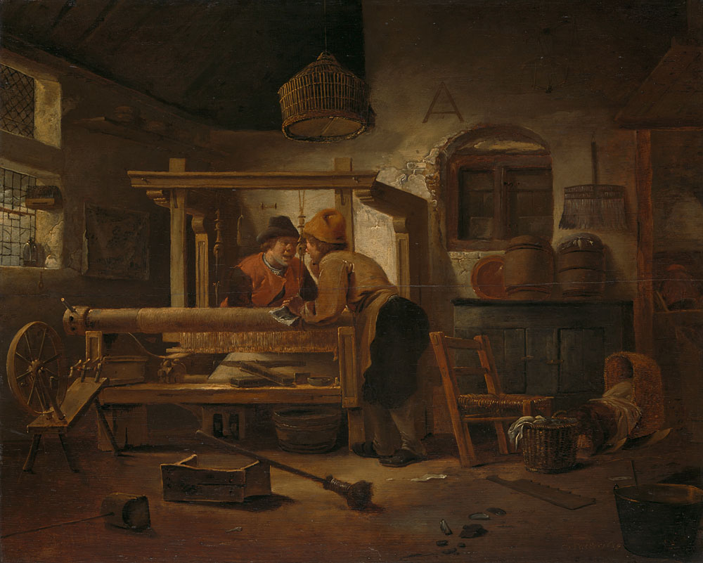 Cornelis Gerritsz Decker - Weaver's Workshop