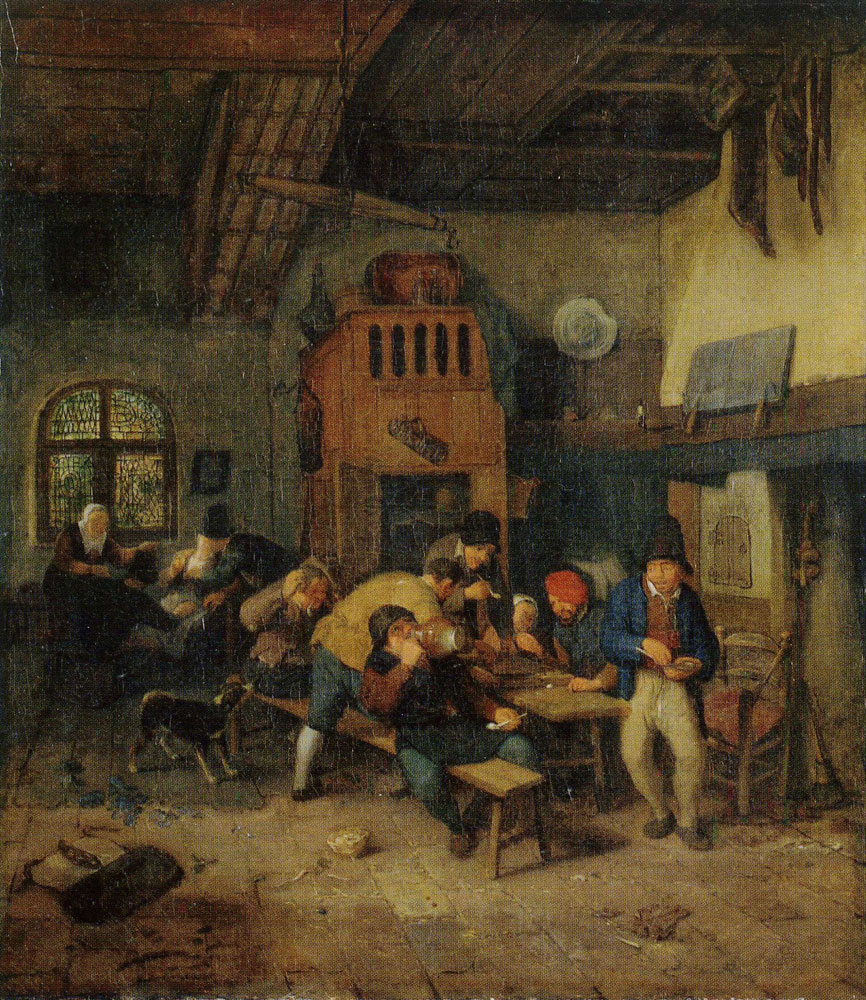 Cornelis Dusart - Scene at an Inn