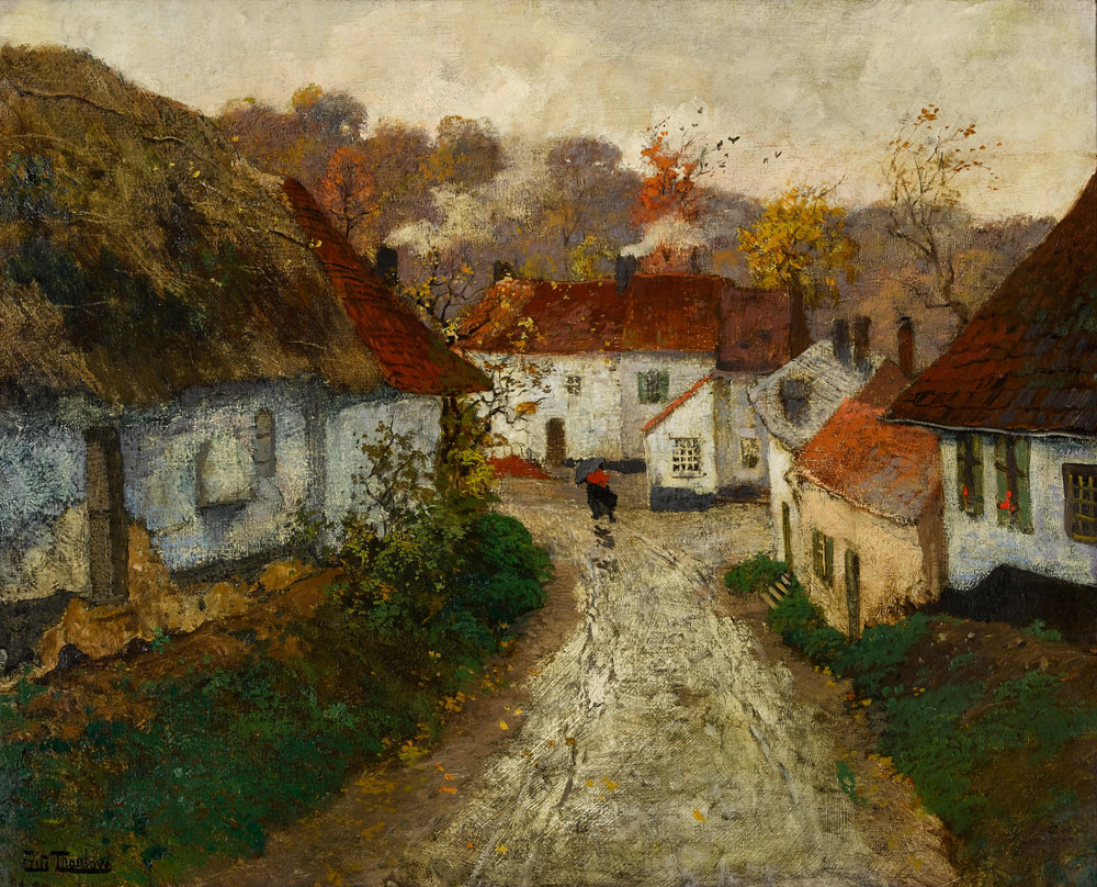 Frits Thaulow - A French village