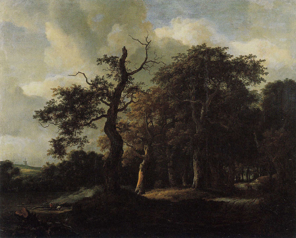Jacob van Ruisdael - Road through an Oak Wood