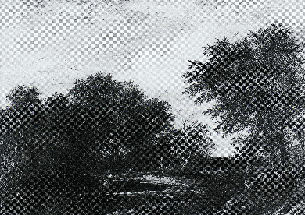 Jacob van Ruisdael - Wooded Landscape with a Pool in a Glade