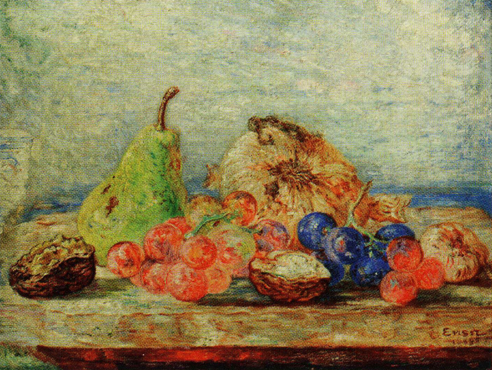 James Ensor - Pear, Grapes and Nuts