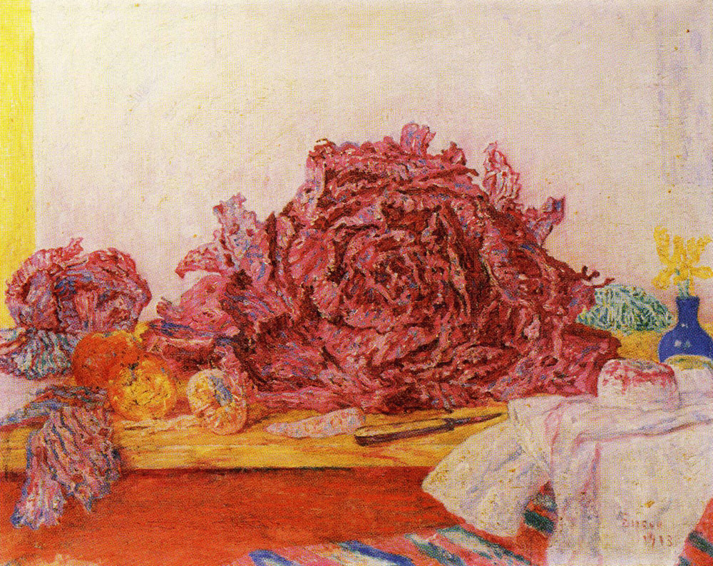 James Ensor - Red Cabbages and Onions