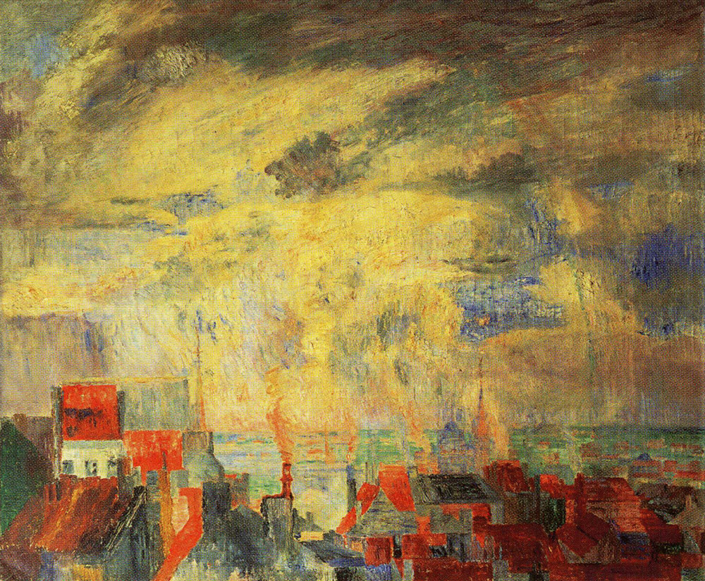 James Ensor - Large View of Ostend