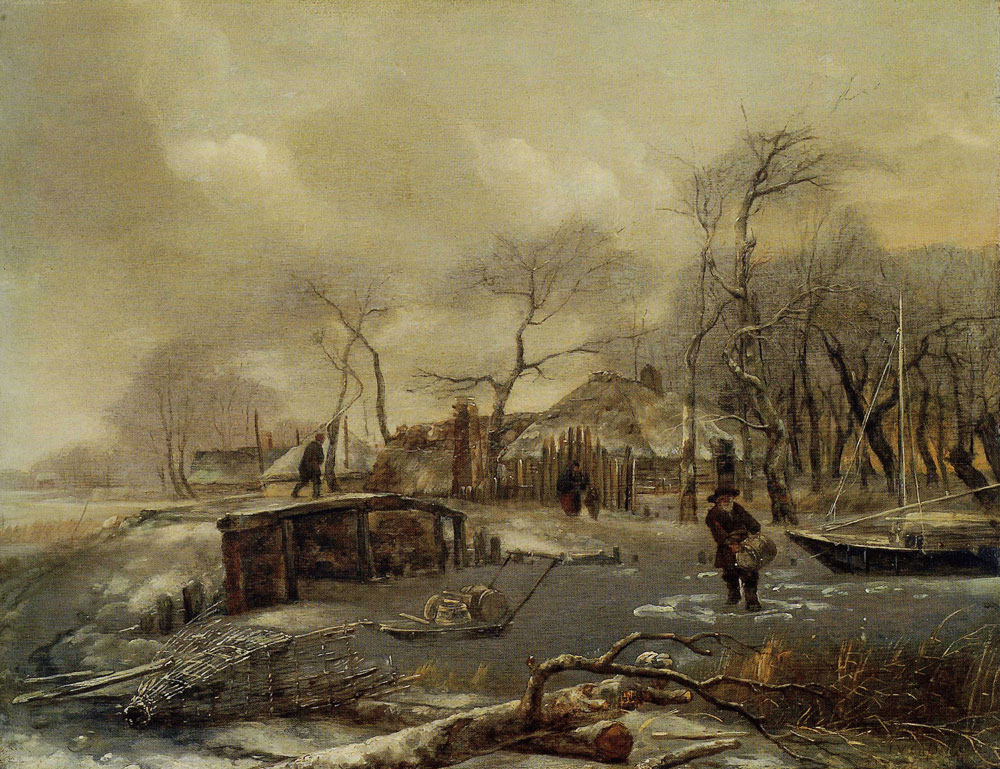 Jan van de Cappelle - Winter Landscape