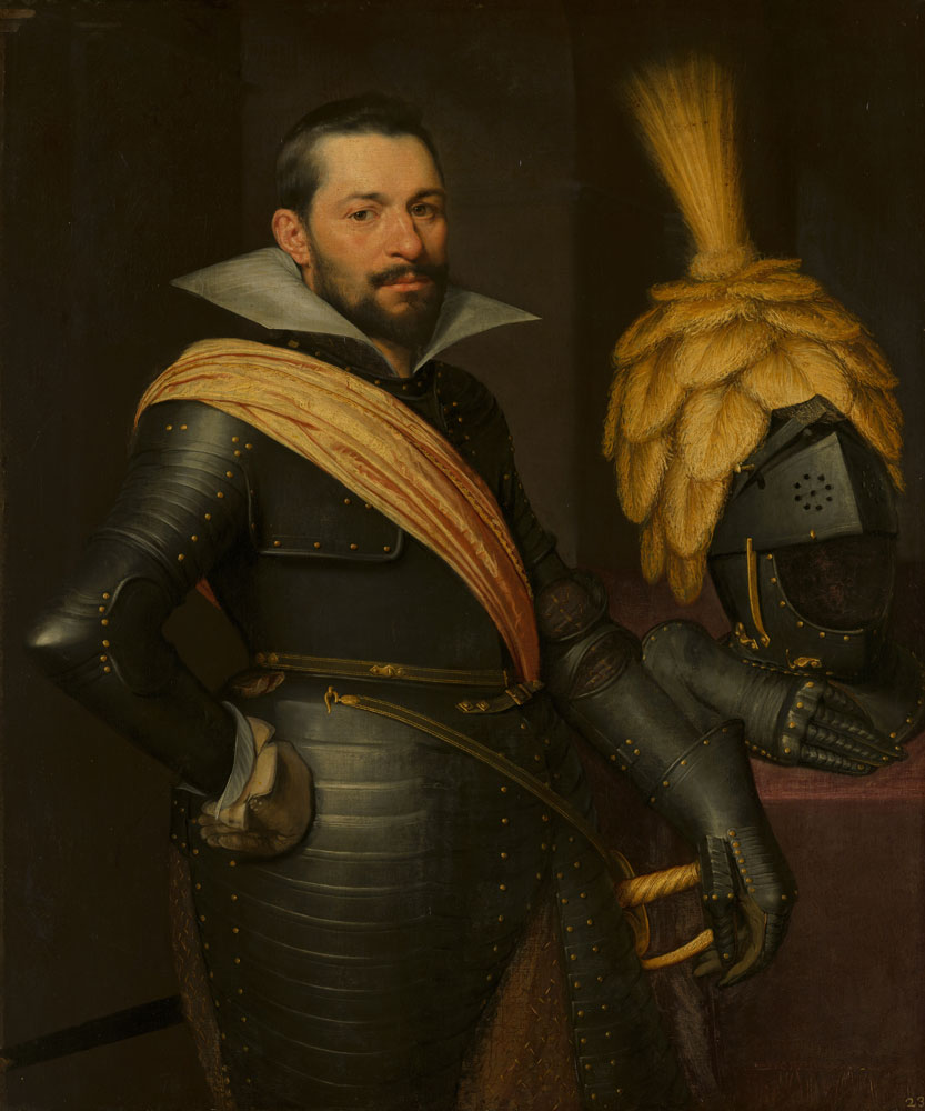 Jan Anthonisz. van Ravesteyn and Studio - Portrait of an Officer, possibly Gaspard de Coligny (1584-1646)