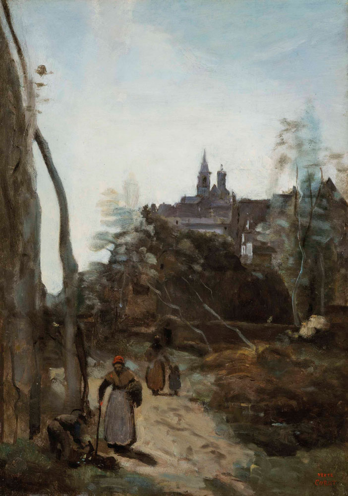 Jean-Baptiste-Camille Corot - Semur, le chemin d'église