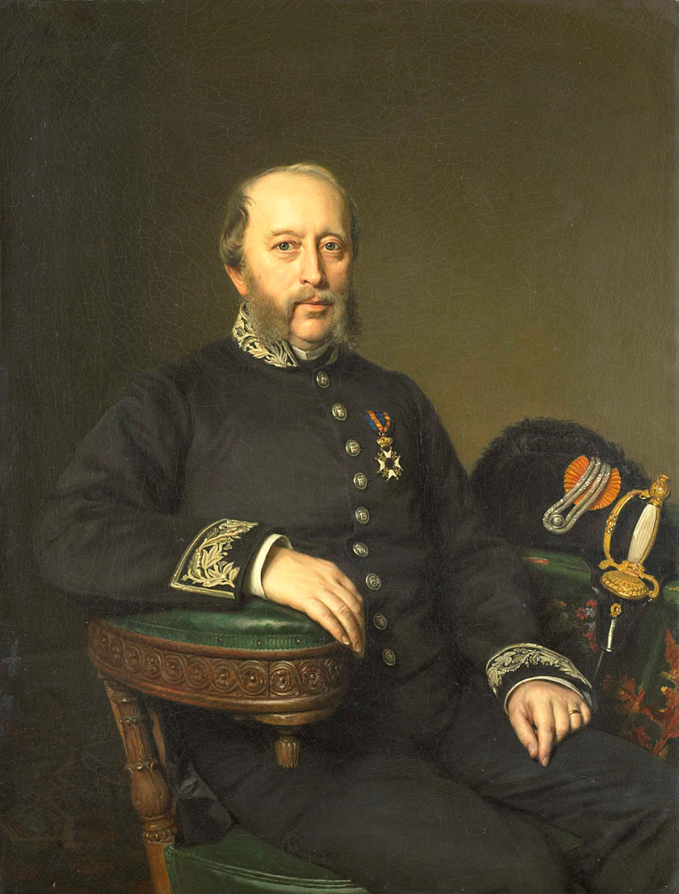Johan Heinrich Neuman - Portrait of Gerard Johan Verloren van Themaat (1809-90).