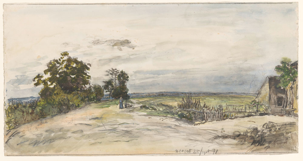 Johan Barthold Jongkind - Landscape near Nevers