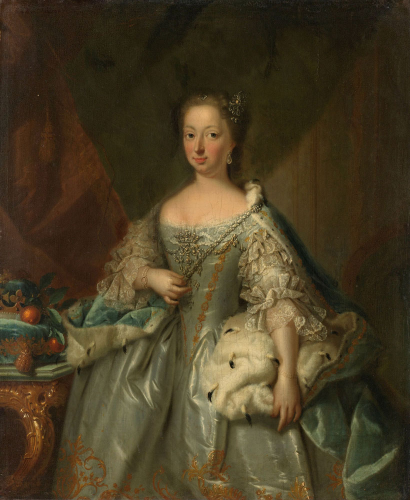 Attributed to Johann Valentin Tischbein - Portrait of Anne of Hanover, Princess Royal and Princess of Orange, Consort of Prince William IV