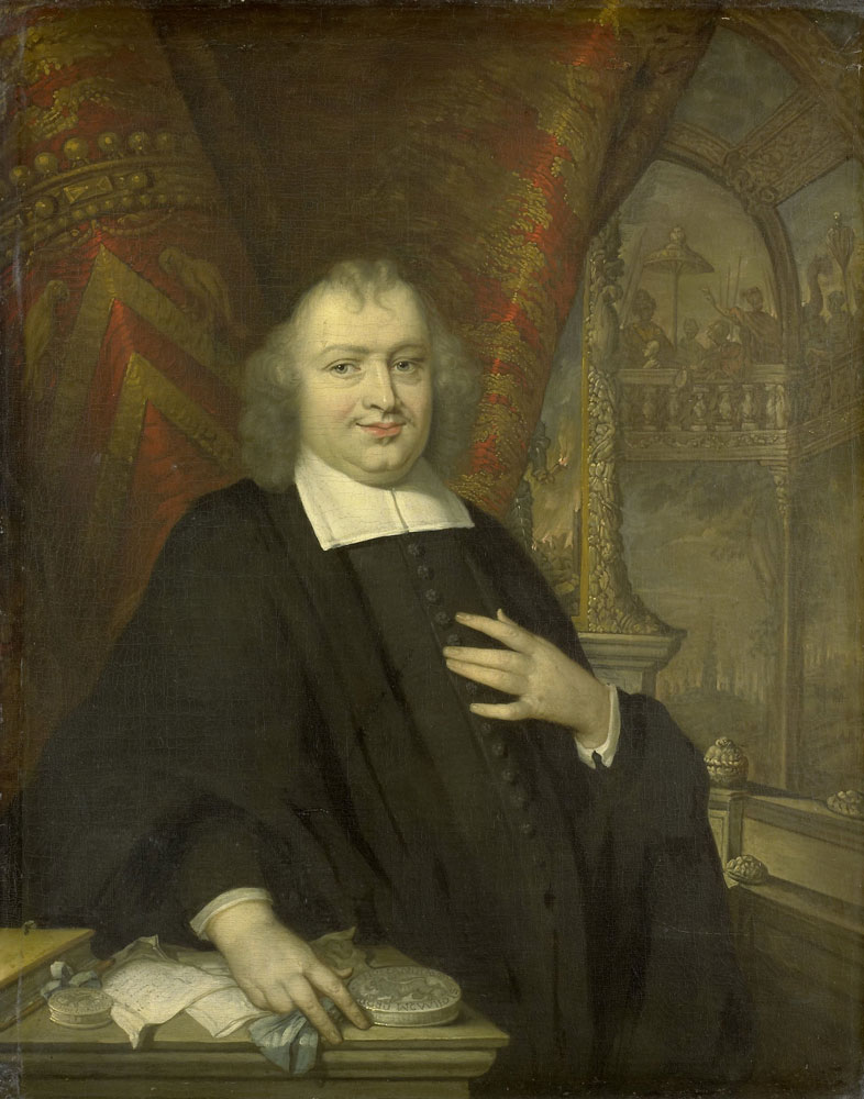 Copy after Johannes Vollevens - Portrait of Gaspar Fagel, Grand Pensionary of Holland