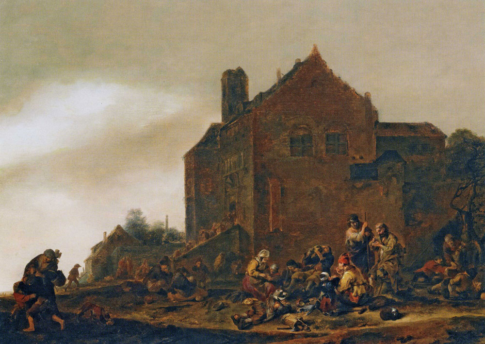 Philips Wouwerman - Feeding the Beggars