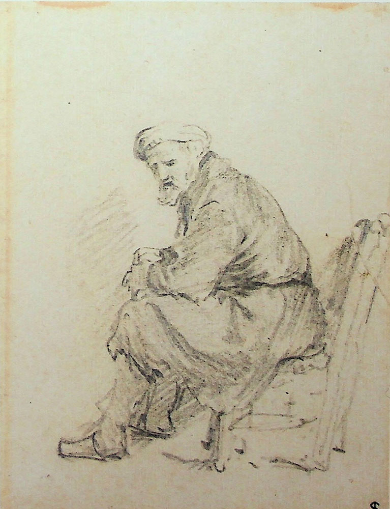 Rembrandt - Old Man Seated
