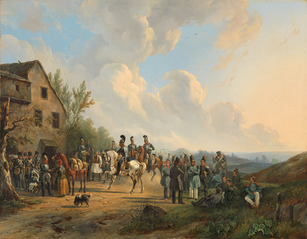 Wouter Verschuur - Scene from the Ten Days' Campaign against the Belgian Revolt, August 1831