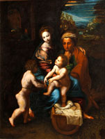 After Raphael The Holy Family (La Perla)