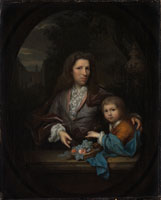 Arnold Boonen Jan van de Poll (1668-1745) and his Son Harmen Hendrick (1697-1772).